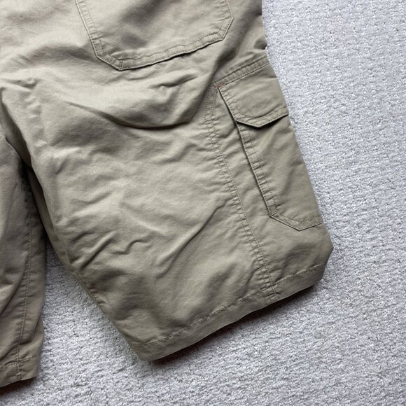 BC Clothing Expedition Shorts Mens 36 Beige Cargo Stretch Outdoor Fishing Belted - Picture 11 of 13